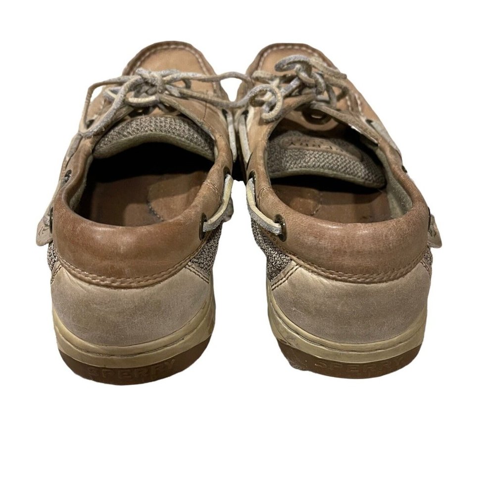Sperry Top-Sider Women’s Bluefish 2 Eye Linen/Oat Boat Shoes Size 7.5M 9276619 - Picture 8 of 12